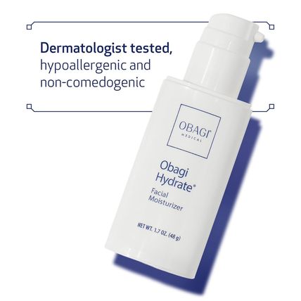 Obagi Hydrate Facial Moisturizer – Non-Comedogenic Intensely Hydrating All Day M