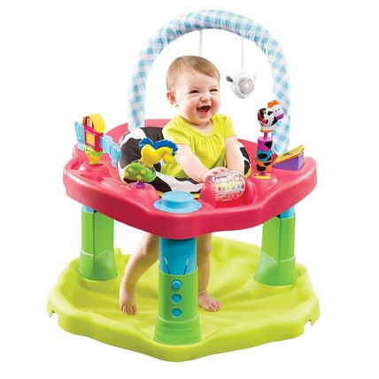 Evenflo Exersaucer Moovin & Groovin Activity Center, 25X30X30 Inch (Pack of 1)