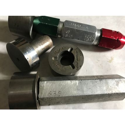 LOT4 THE PIPE MACHINERY GO NO GO PLUG GAGE NOGO 1.638 1.632 1.630 1.690,AA
