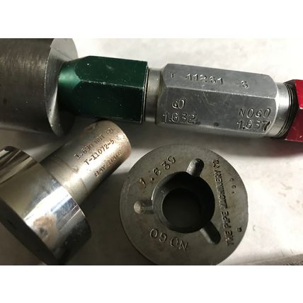 LOT4 THE PIPE MACHINERY GO NO GO PLUG GAGE NOGO 1.638 1.632 1.630 1.690,AA