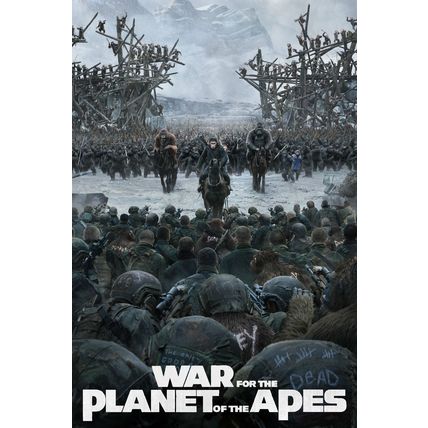 WarforthePlanetoftheApes3 Poster Canvas Movie Film Print A0 A1 A2 A3 A4 A5 A6 Ar