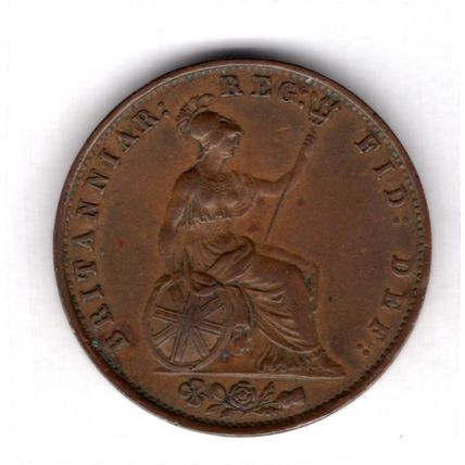 Great Britain. Victoria. Halfpenny 1855. dy18787