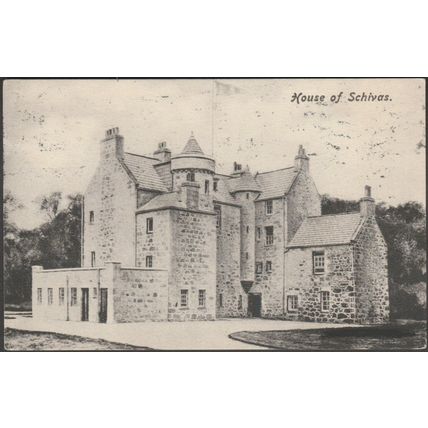 House of Schivas, Aberdeenshire, 1915 - LS&S Postcard