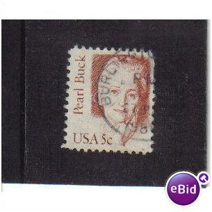 1980 USA pearl buck 5c red F/U SG1822