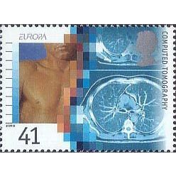 Great Britain 1994 Europa Medical 41p Tomography Unmounted Mint NHM SG1842 stamp