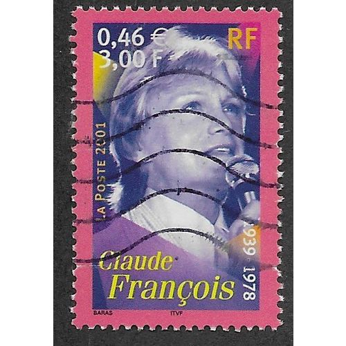 FRA 2001 3F 'SINGERS- CLAUDE FRANCOIS' FINE USED (EBID55-909)