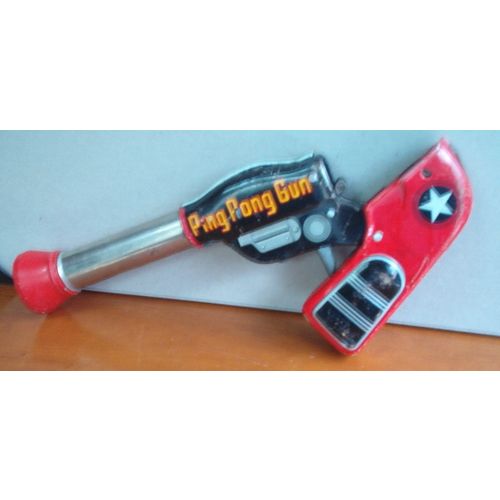 VINTAGE ' PING PONG ' GUN toy