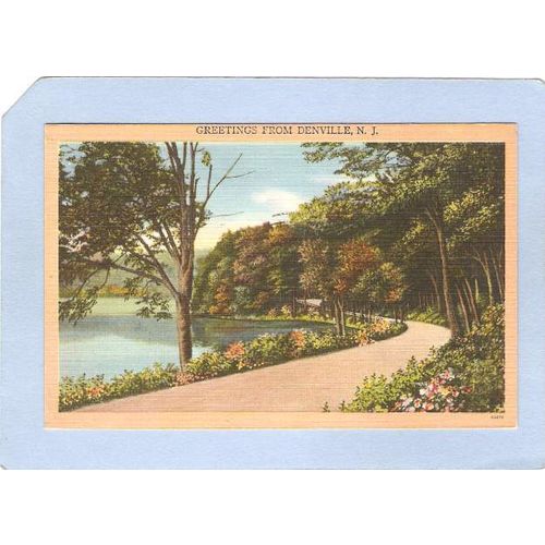 New Jersey Denville Greetings From Denvile NJ~2075