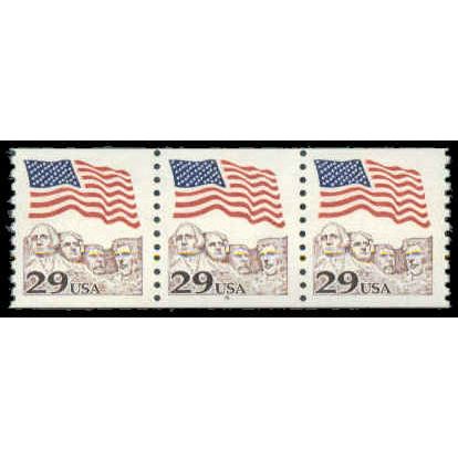 2523 29c U.S. Flag Fine MNH PNC 4/3 R0087