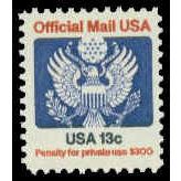 O129 13c Eagle Fine MNH G0560