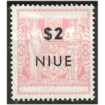 Niue 1967 SG138 $2 Light Pink Mounted Mint ..