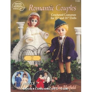 Romantic Couples, Crocheted Costumes for 15 & 16-inch Dolls 1143