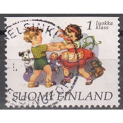 Finland 1997 Michel 1371 O Cote (2013) 1.20 Euro Enfants dansants Cachet rond