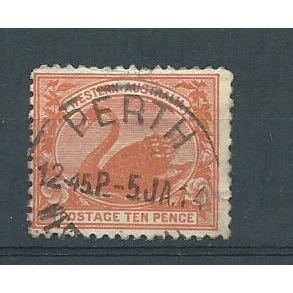 australia states western australia stamps sg146 sg 146 perth cds