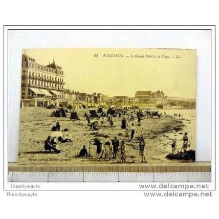 WIMEREUX, LE GRAND HOTEL ET LA PLAGE, FRANCE, Postcard