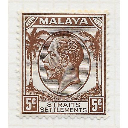 STRAITS SETTLEMENTS MALAYSIA KG5 1936 4c MH SG263 263 SG