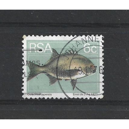 SouthAfrica.SG353 6c Galjoen (fish).Fine Used.Sep25i