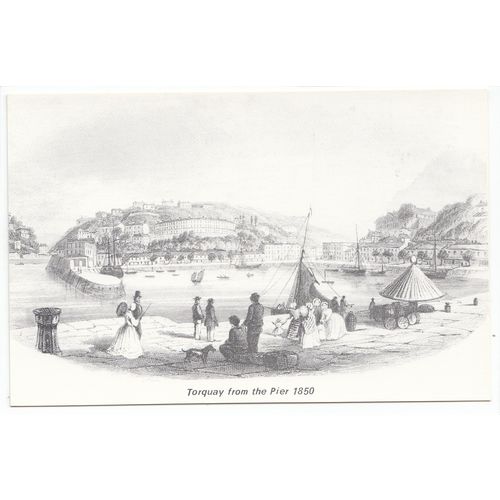 Torquay from the Pier Devon Postcard TBC15