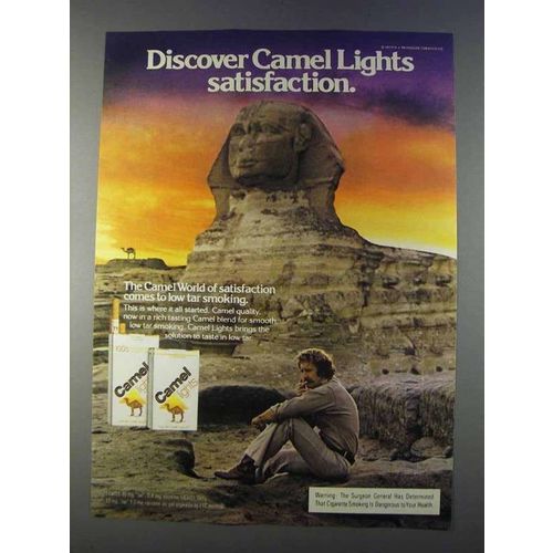 1980 Camel Lights Cigarettes Ad - Discover Lights