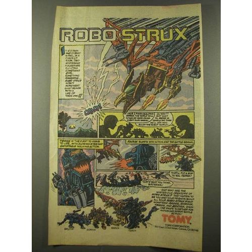 1986 Tomy Robo Strux Toy Ad