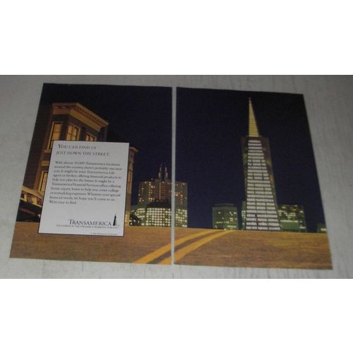 1991 Transamerica Corporation Ad - You can find us just down the street