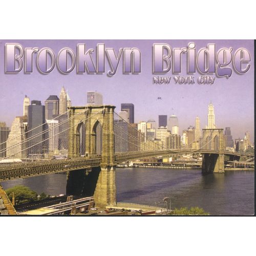 USA Postcard 2000 - Brooklyn Bridge - New York City