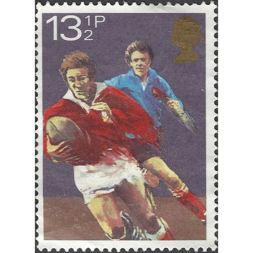 GB, SPORTS, Rugby, blue 1980, 13½p, #2