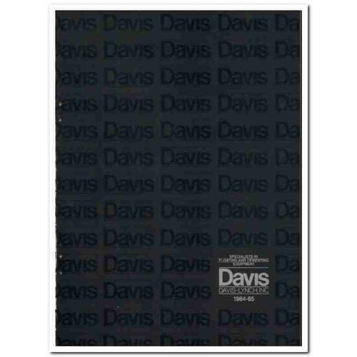 Davis-Lynch Inc 1983 Vintage Catalog Oil Floating Cementing Equipment
