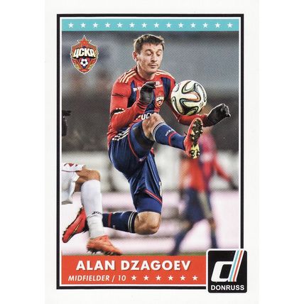 Donruss Soccer 2015 48 Alan Dzagoev