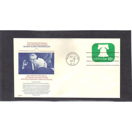 Fleetwood U567 N. Rockefeller Oath of Office (Cachet-U/A) CV42826