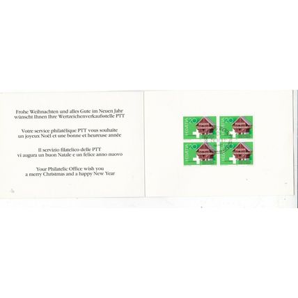 Switzerland 1981 Christmas PTT Card VGC