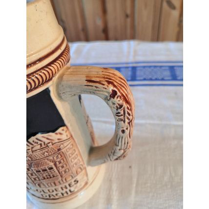 Vintage, Austrian, Stoneware, Steins, Original King, "INNSBRUCK, EUROPA BRUCKE"