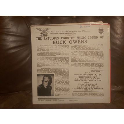 Buck Owens – The Fabulous Country Music Sound Of Buck Owens (CW126) 1965 (LP)