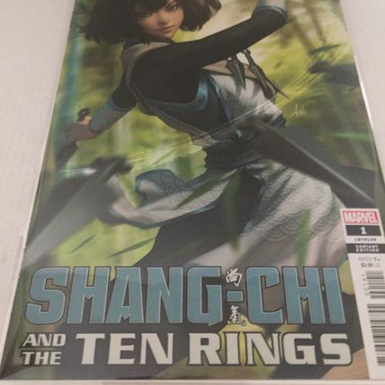 2021 Marvel Comics Shang-Chi and the Ten Rings Artgerm Variant Cover #1