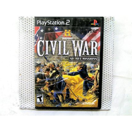 History Channel Civil War: Secret Missions - PlayStation 2 (PS2)