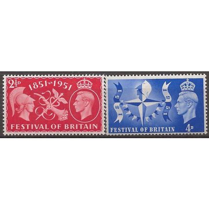 1951 Festival Set SG513-514 Unmounted Mint