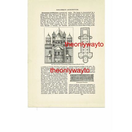 Romanesque Church, Laach, Rhenish Prussia, Book Illustration (Print), 1903