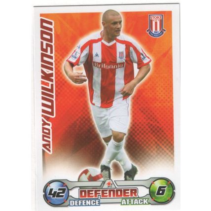 Match Attax 2008/2009 Andy Wilkinson Stoke City