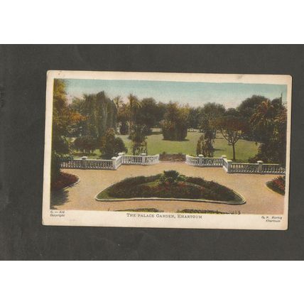 Postcard Africa Sudan Khartoum The Palace Garden