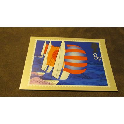 1975 GB PHQ Postcard cover - Sailing / Yacht - PHQ11