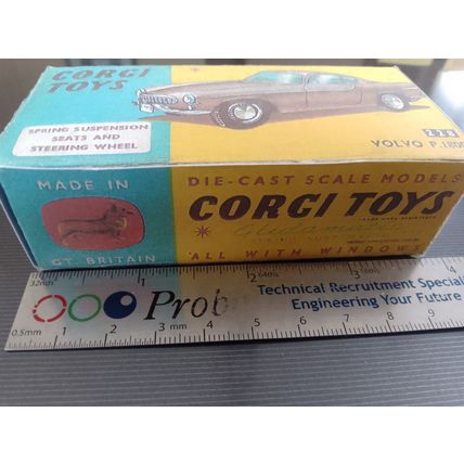 Corgi 228 Volvo P 1800 Reproduction /Replica Box
