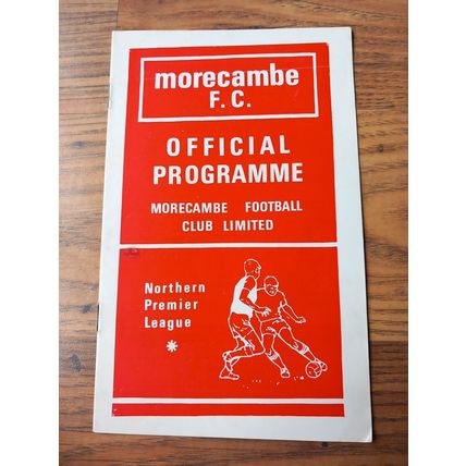 1972/73 Morecambe vs Mossley - Northern Premier League ** FREE P&P **