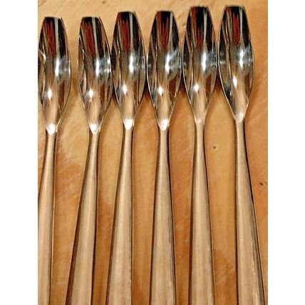 Arthur Salem AS MCM Olive & Drink Long Handle Stainless Spoons Set of 6 Japan
