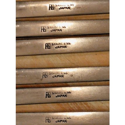 Arthur Salem AS MCM Olive & Drink Long Handle Stainless Spoons Set of 6 Japan