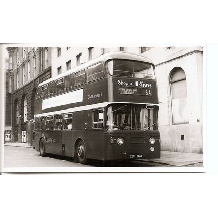 Black & White Photo of Gateshead & District Omnibus Co. Ltd. - XUP 264F ex N Gen