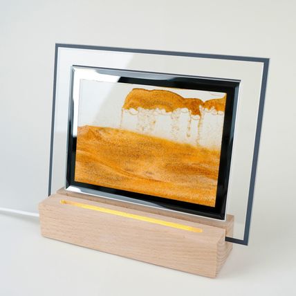 Moodscape Orange Sand Picture with USB Night Light 15.5 CM Home Decor