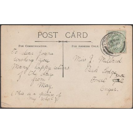 Grey Coat Hospital, Westminster, London, 1910 - RP Postcard