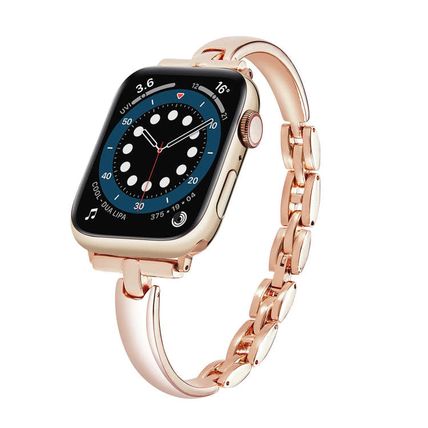 Bracelet Chain Metal Watch Band, For Apple Watch Series 8&7 45mm, For Apple Watc