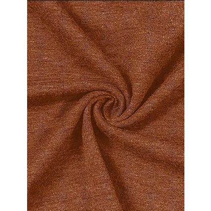 New Women's Fashion Large Rustic Brown Long Sleeve, Soft Knit Fabric Shirt