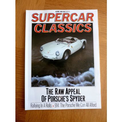 SUPERCAR CLASSICS Magazine June 1988